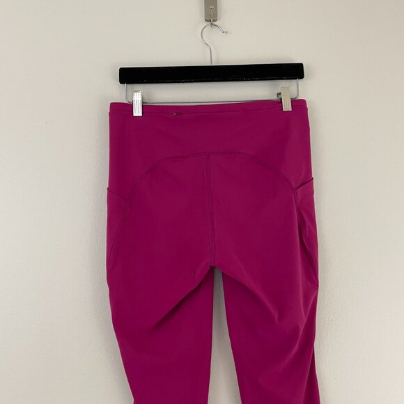 Lululemon Swift Speed High Rise Crop 21" Leggings Wild Berry Size 10 - Picture 7 of 7